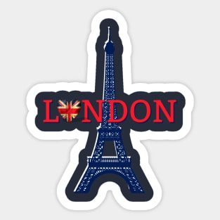 Eifel Tower of London Sticker